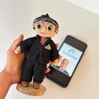 Handmade Crochet Cotton Replica Doll
