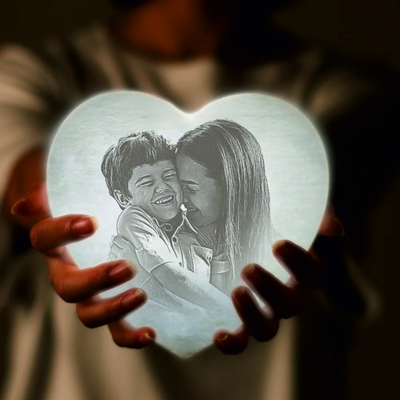 Personalized Heart LED Lamp
