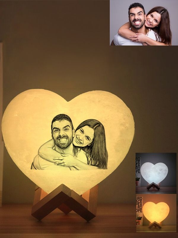 Personalized Heart LED Lamp