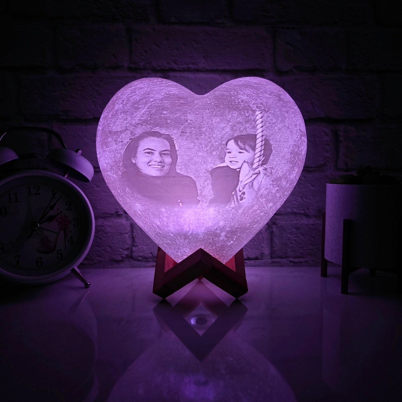 Personalized Heart LED Lamp