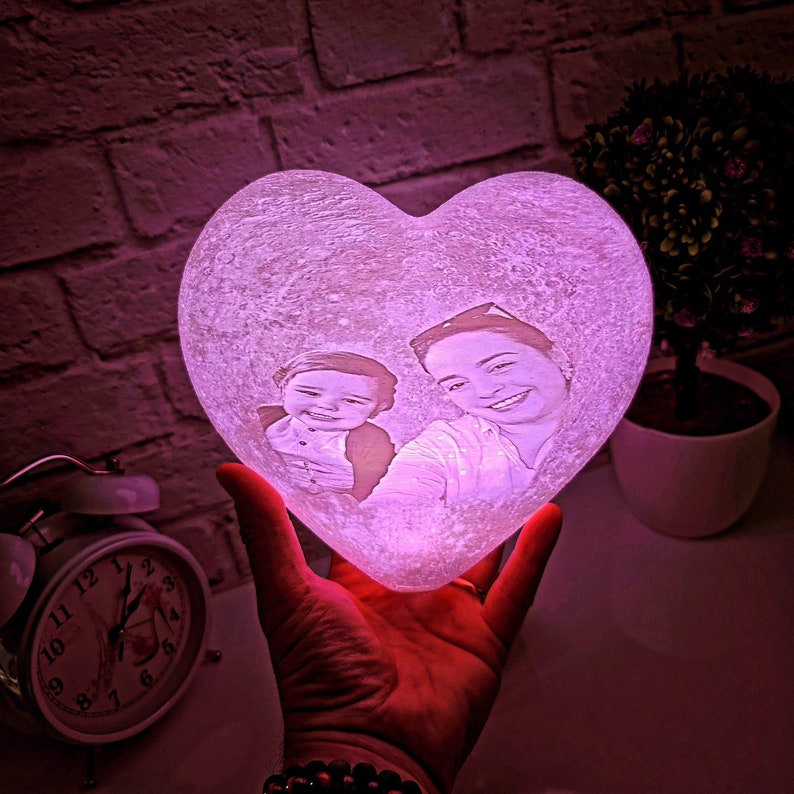 Personalized Heart LED Lamp