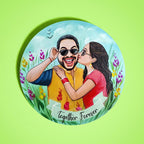 Photo Caricature Nameplate with Stand