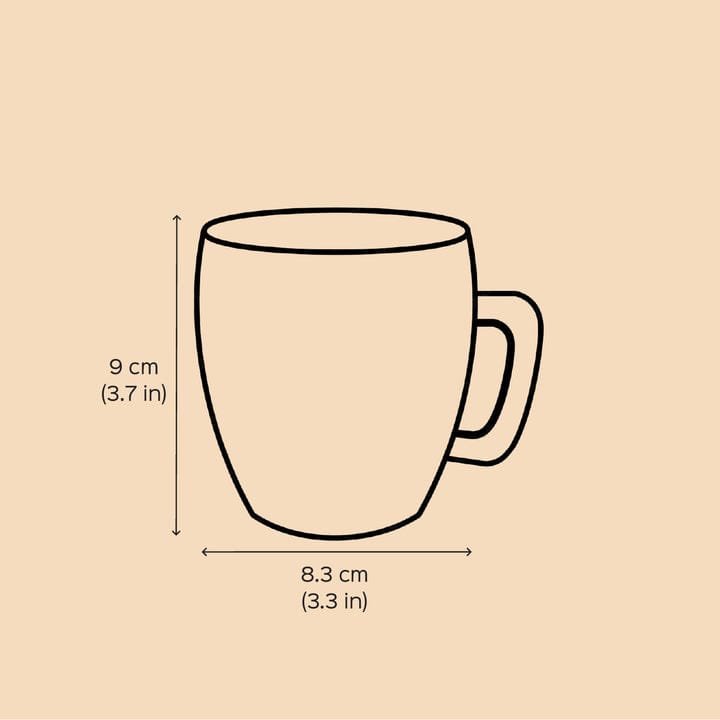 Photo Personalized Hand-Painted Pop Art Illustrated Caricature Mug | 300 ML