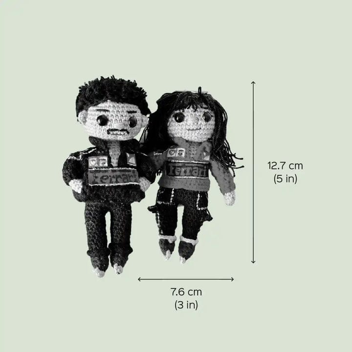 Handmade Crochet Cotton Replica Doll