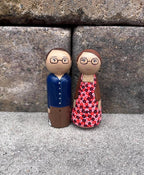 Photo Personalized Wooden Peggy Doll