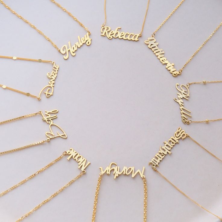 Name Necklace Chain