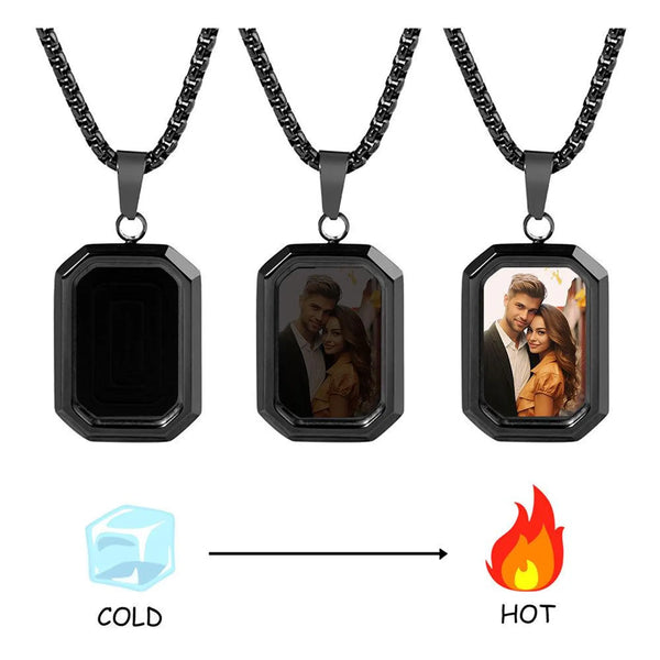 Heat Activated Necklace - Magic Photo Necklace