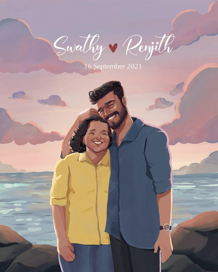 Couple illustration