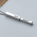 Personalized Bar Pendant