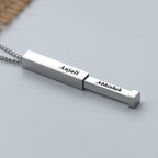 Personalized Bar Pendant