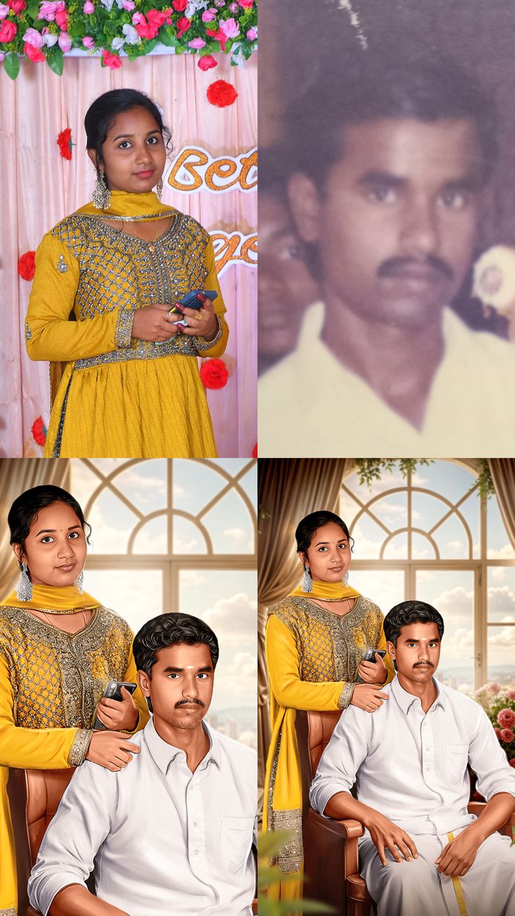 Merging Old Photo Frame