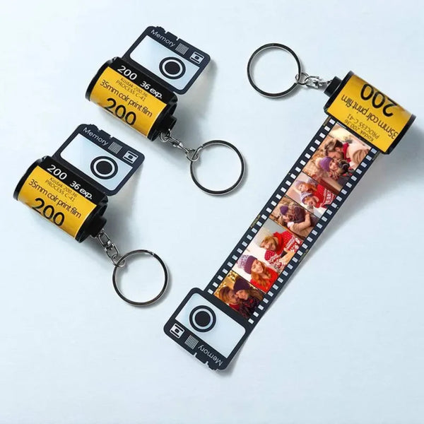 Customized Camera Film Roll Keychain