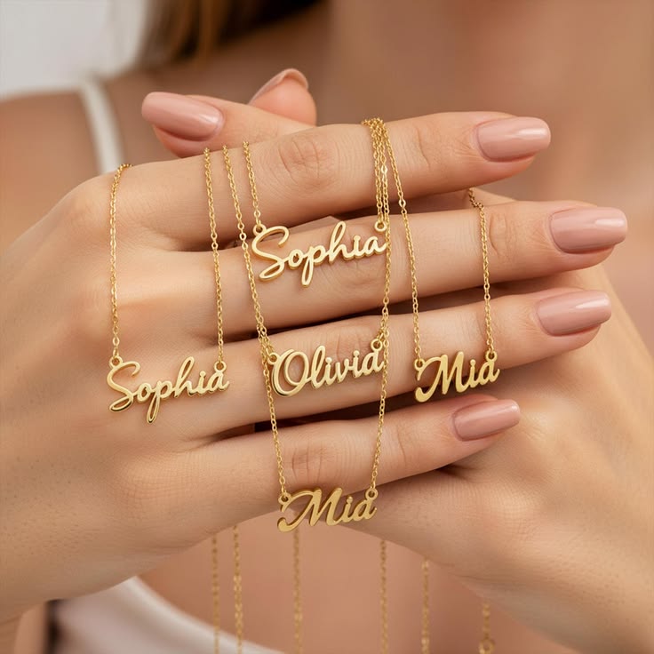 Name Necklace Chain