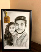 Pencil sketch frame