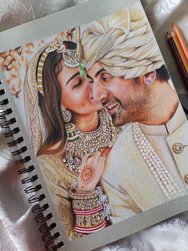 Colour pencil sketch