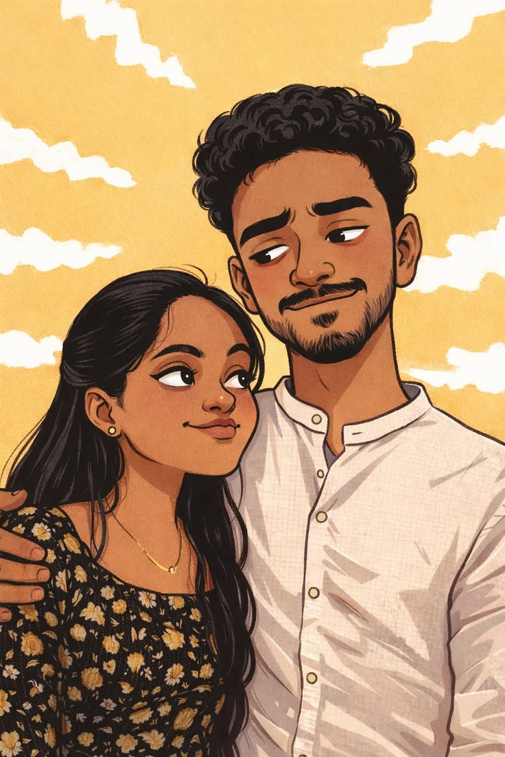 Couple illustration