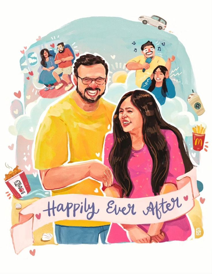 Couple illustration