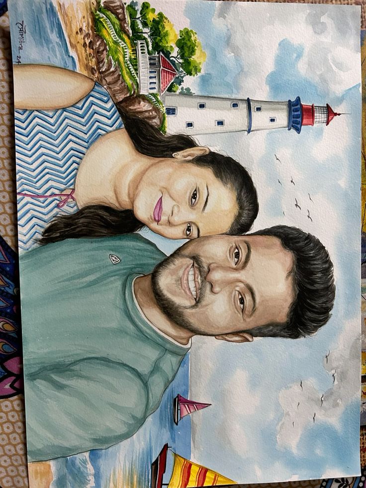 Colour pencil sketch