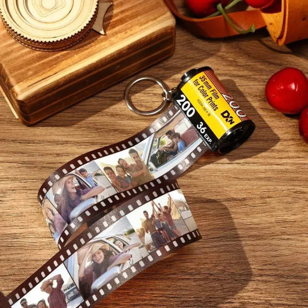 Customized Camera Film Roll Keychain