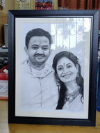 Pencil sketch frame