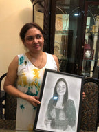 Pencil sketch frame