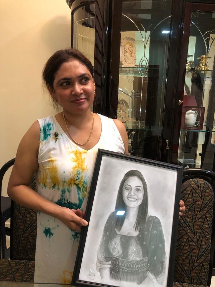 Pencil sketch frame