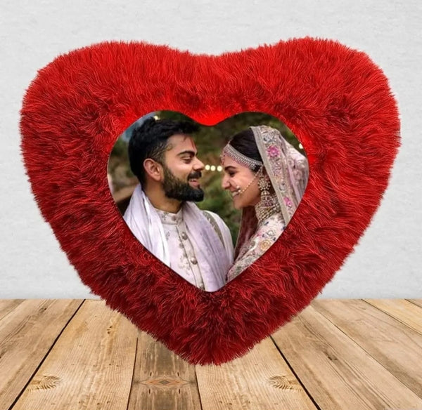 Heart Pillow with Photo