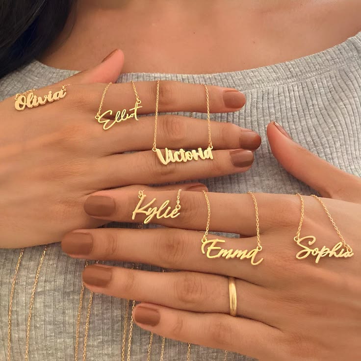 Name Necklace Chain