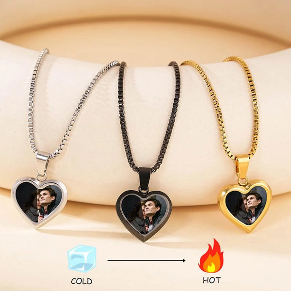 Heat Activated Necklace - Magic Photo Necklace