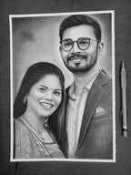 Pencil sketch frame